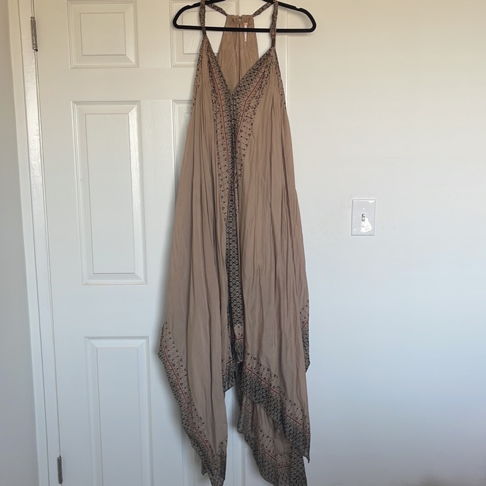 Rare Free People Merida Printed Maxi Dress in Ivory Combo - Picture 8 of 16